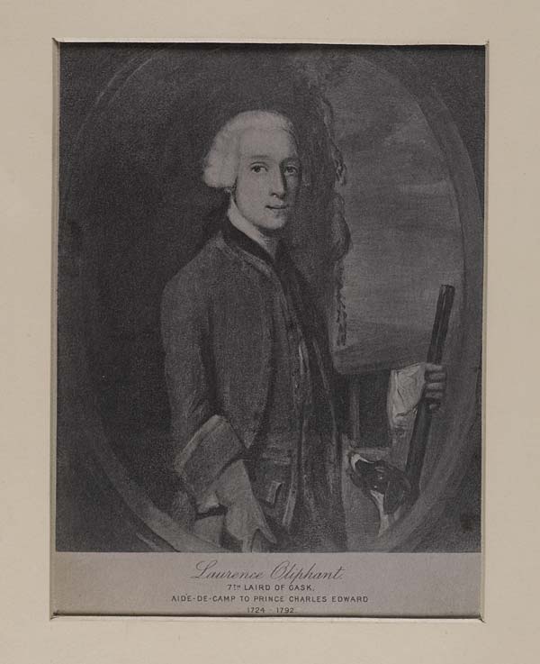 (594) Blaikie.SNPG.5.14 - Laurence Oliphant 7th Laird of Gask. Aide-de-Camp to Prince Charles Edward 1724-1792