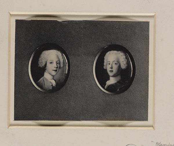 (647) Blaikie.SNPG.7.24 B - Miniature of two boys

Two oval portraits of young boys