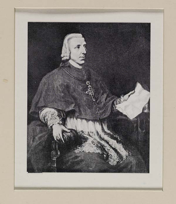 (24) Blaikie.SNPG.10.12 B - Portrait of Prince Henry in clerical robes and ornate cross around neck, sitting down, holding some paper in his hand