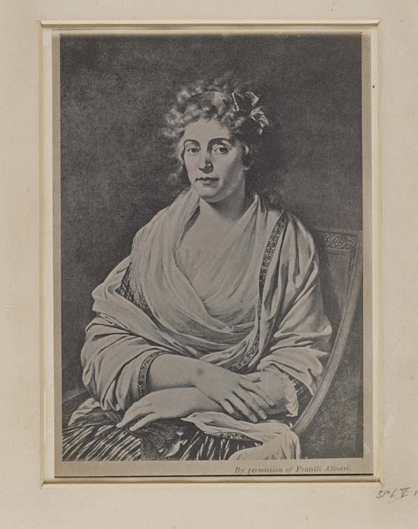 (36) Blaikie.SNPG.11.1 - Portrait of Louisa, middle-age, sitting in chair, arms folded across lap, bow in hair
