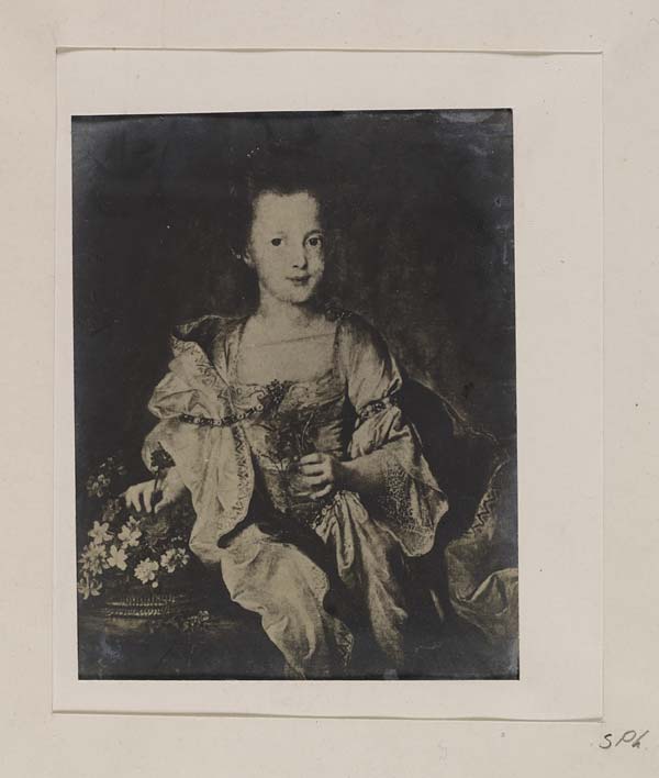 (60) Blaikie.SNPG.12.17 - Portrait of Louisa, The Princess Royal, Daughter of James II; as young girl