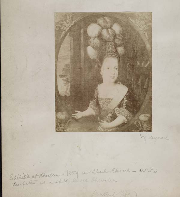 (72) Blaikie.SNPG.13.12 - Oval portrait of young Prince James