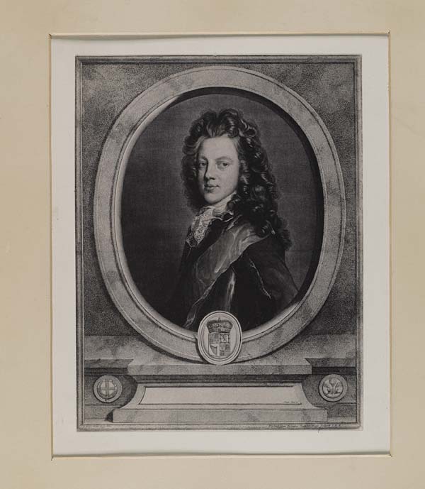 (94) Blaikie.SNPG.14.12 - Portrait of Prince James in stone oval frame