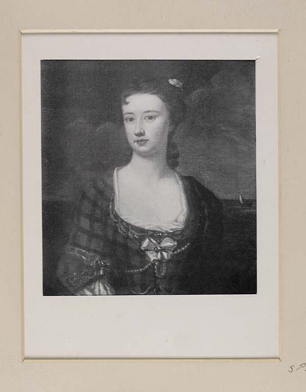 (127) Blaikie.SNPG.15.21 - Flora Macdonald (1722-1790)

Portrait of Flora Macdonald from waist up, in front of sea, ship in background