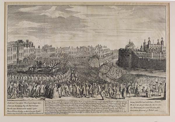 (174) Blaikie.SNPG.17.2 - Execution of the Early of Kilmarnock and Cromarty, and Lord Balmerino