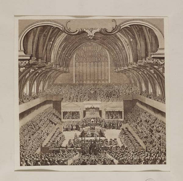 (178) Blaikie.SNPG.17.6 - Westminster Hall during the trial of Lord Lovat

Show Lord Lovat's trial, building completely full for trial