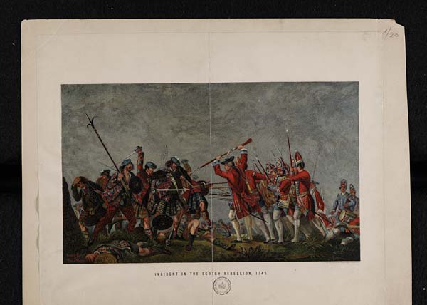 (243) Blaikie.SNPG.20.1 - Incident in the Scotch Rebellion, 1745