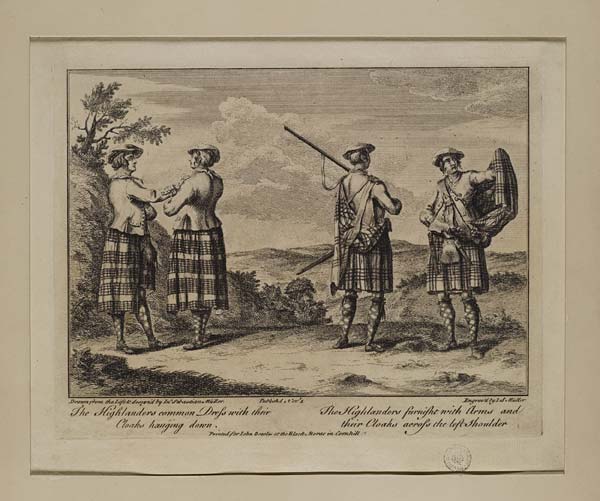 (252) Blaikie.SNPG.20.2 - Highlanders Common Dress and The Highlanders Furnisht with Arms