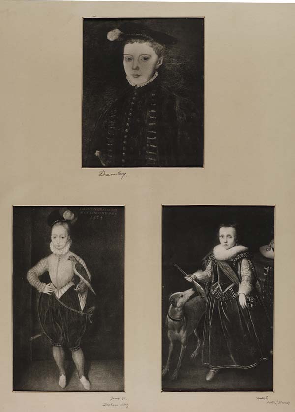(280) Blaikie.SNPG.21.20 - Portraits of Lord Darnley, James I and VI, and Charles I