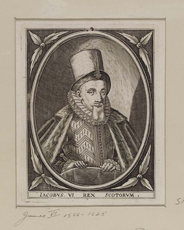 (324) Blaikie.SNPG.22.9 - James VI and I (1566-1625). King of Scotland, 1567-1625. King of England and Ireland, 1603-1625