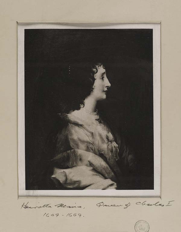 (310) Blaikie.SNPG.22.24 - Portrait of Queen Henrietta Maria (1609-1669). Queen of Charles I