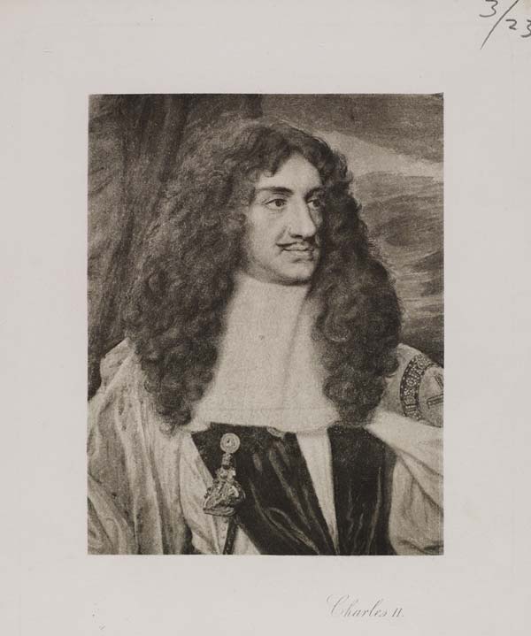 (337) Blaikie.SNPG.23.3 - Portrait of Charles II (1630-1685) King of Scots 1649-1685, King of England and Ireland, 1660-1685