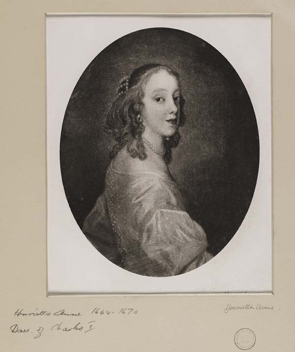 (338) Blaikie.SNPG.23.4 - Portrait of Henrietta Anne, Duchess of Orleans (1644-1670) Fifth Daughter of Charles I