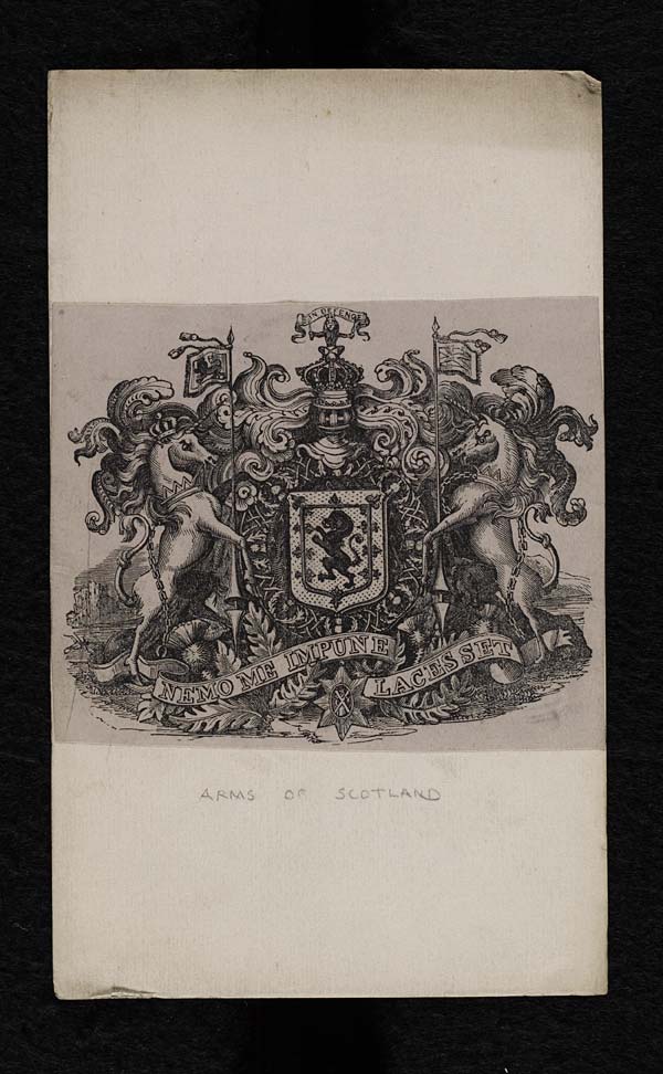 (344) Blaikie.SNPG.24.7 - Reproduction of the arms of Scotland