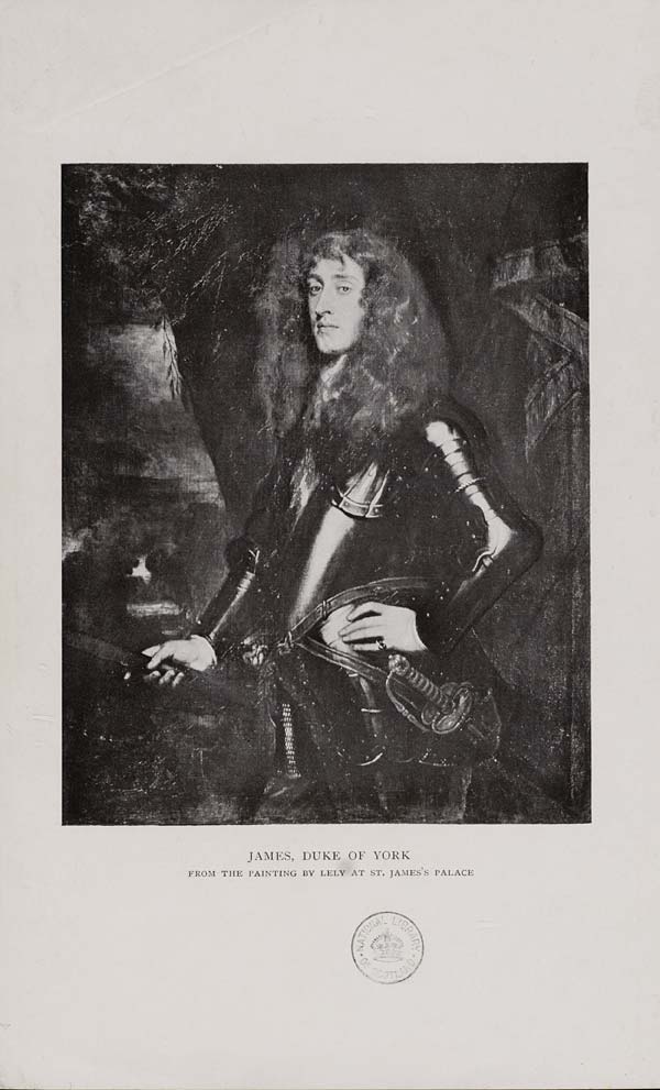 (347) Blaikie.SNPG.24.10 - Photographic reproduction of James VII/II as Duke of York, from the painting by Lely at St. James's Place