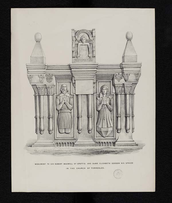 (504) Blaikie.SNPG.24.63 - Reproductions of monuments in the Church of Terregles