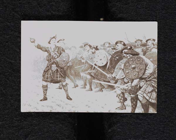 (508) Blaikie.SNPG.24.67 - Photographic reproduction of the frontispiece to the Dryburgh edition of 'Waverly,' showing a charge by highlanders
