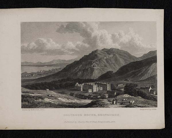 (392) Blaikie.SNPG.24.141 - Holyrood House, W. Westall engraved by J. Fife, London, 1829
