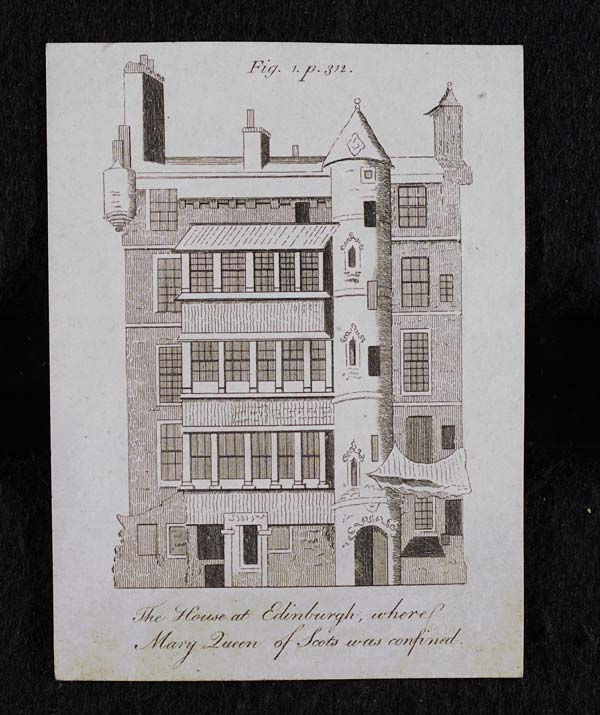 (407) Blaikie.SNPG.24.156 - House at Edinburgh, where Mary Queen of Scots was confined
