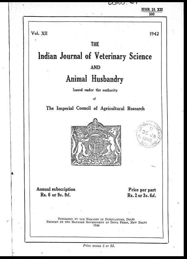 (5) Title page Medicine Veterinary > Veterinary colleges and