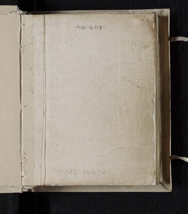 (1) Folio i recto - Blank page