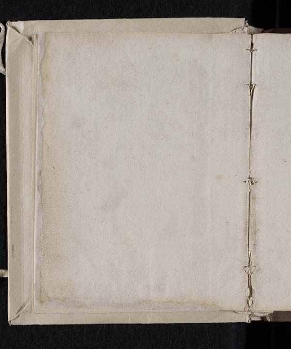 (2) Folio I verso - Blank page