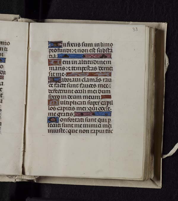 (71) folio 33 recto - Ps. 68, Salvum me fac deus