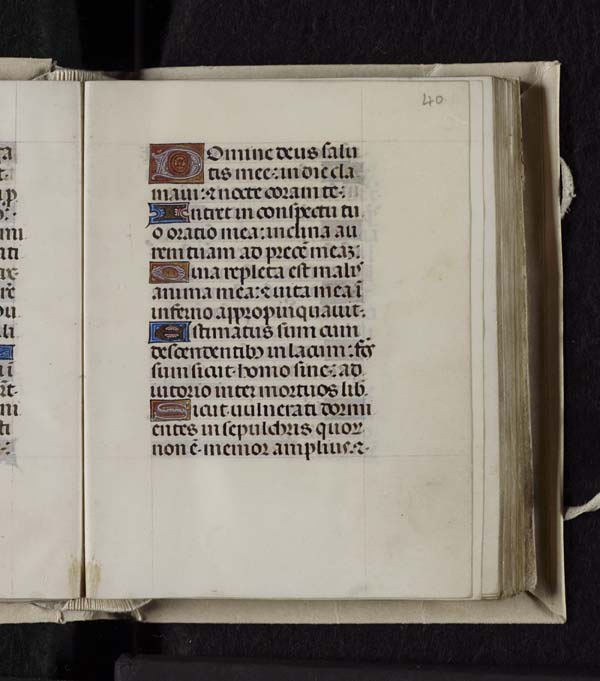 (85) folio 40 recto - Ps. 85, Inclina domine