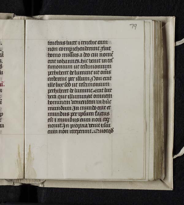 (165) folio 79 recto - Prologue of St John's Gospel