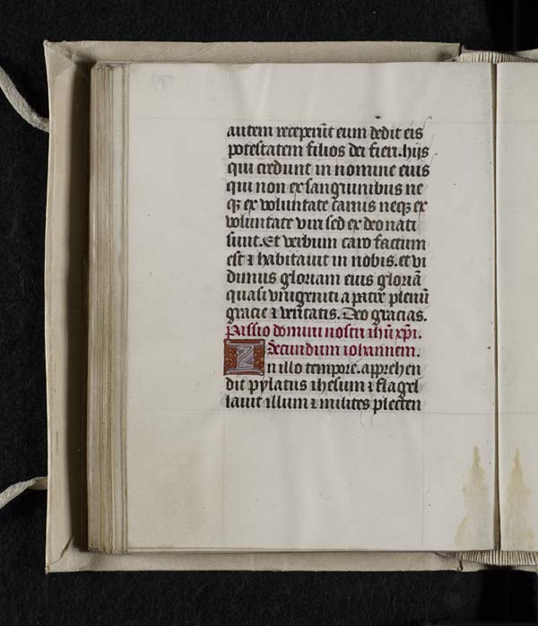 (166) folio 79 verso - Passio domini nostri ihesu christe secundum iohannem