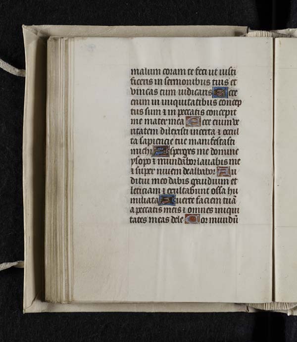 (198) folio 95 verso - Penitential Psalms