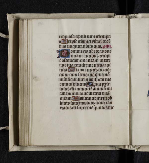 (206) folio 99 verso - Penitential Psalms