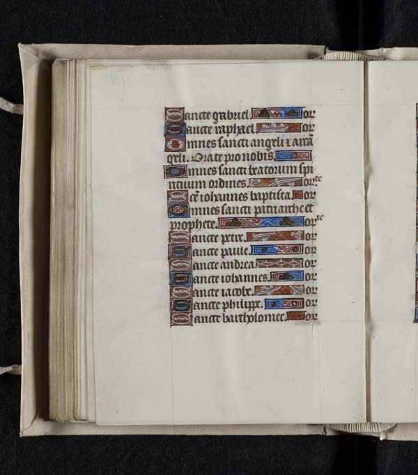 (210) folio 101 verso - Litany of the Saints