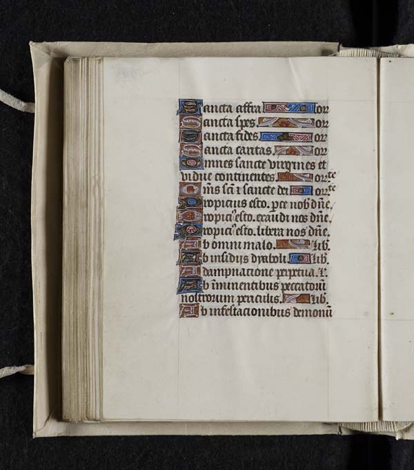 (216) folio 104 verso - Litany of the Saints