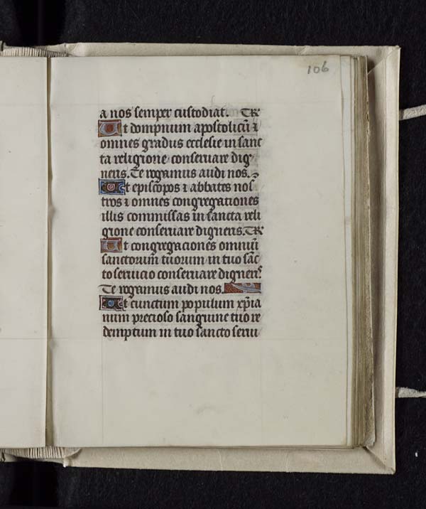 (219) folio 106 recto - Litany of the Saints