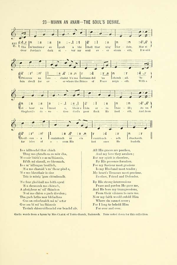 (41) Blair Collection > Songs and hymns of the Scottish Highlands Early Gaelic Book