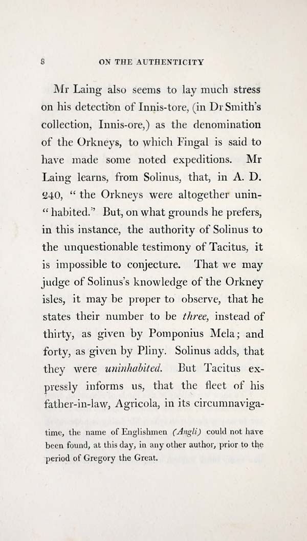 (38) Ossian Collection > Essay on the authenticity of the poems of