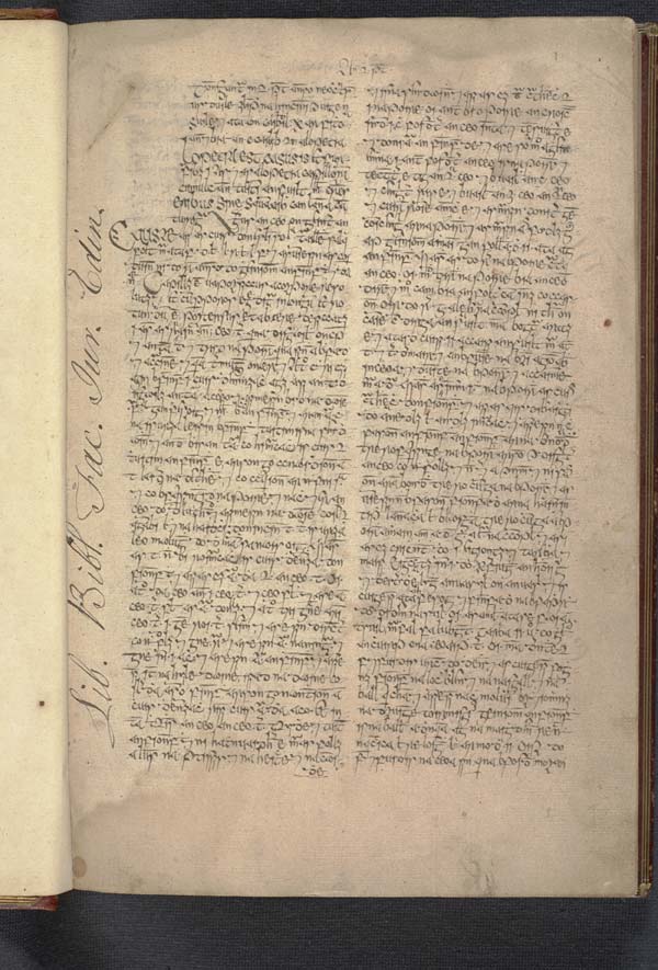 (1) folio 1 recto - 