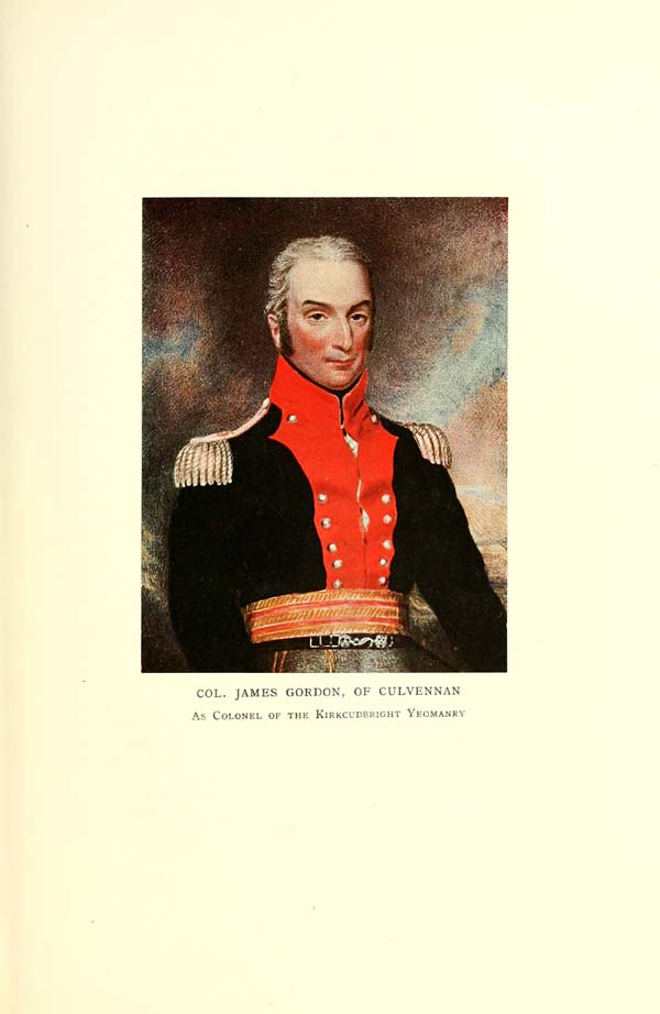 (253) Illustrated plate - Colonel James Gordon, of Culvennan