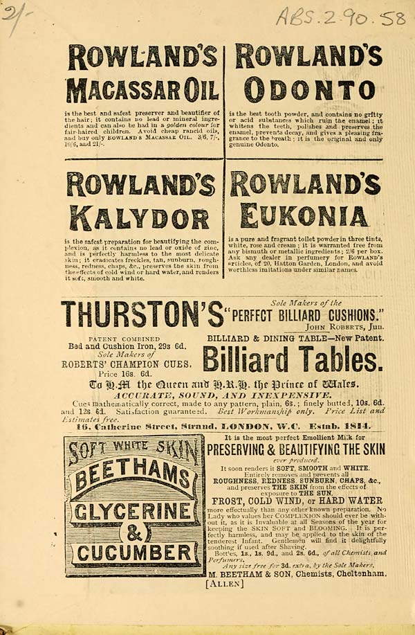(2) Advertisement -