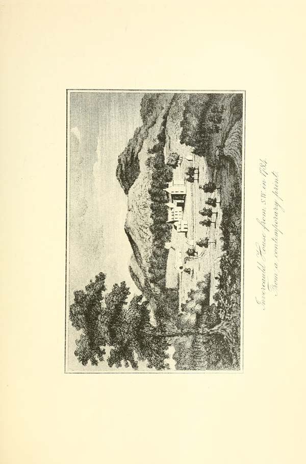 (101) Illustrated plate - House, from S.W., as it was in 1784