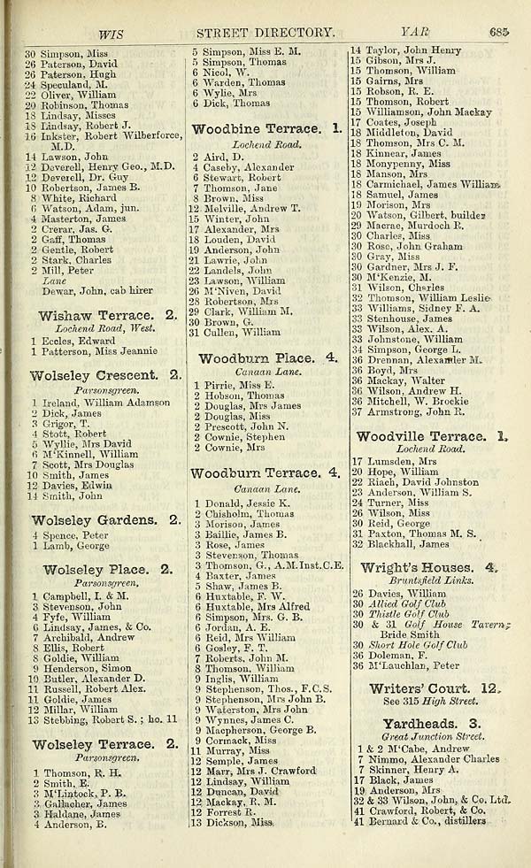(733) Towns > Edinburgh > 18461975 Post Office Edinburgh and Leith directory > 19061907