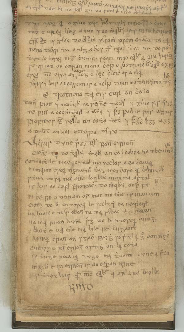 (47) Folio 16 recto ((A, p. 29) - "Cath Gabhra", beg. 'Nuar do chualas turas Finn', contd.