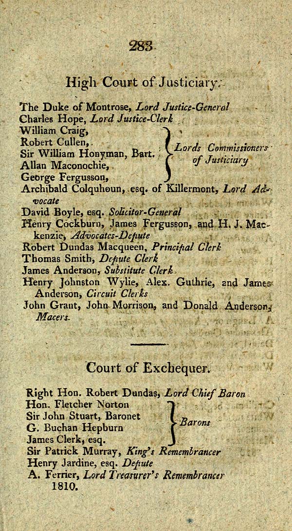 (287) Towns > Edinburgh > 18051834 Post Office annual directory > 18101811 Scottish