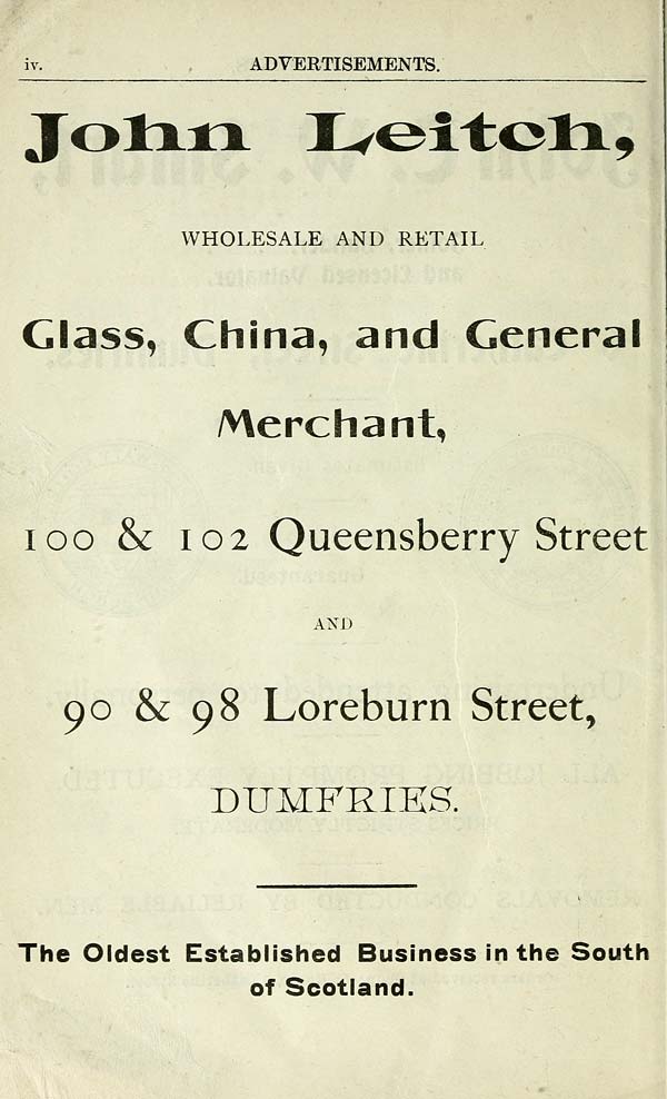 (6) Towns > Dumfries > 191112 Dumfries and district post office