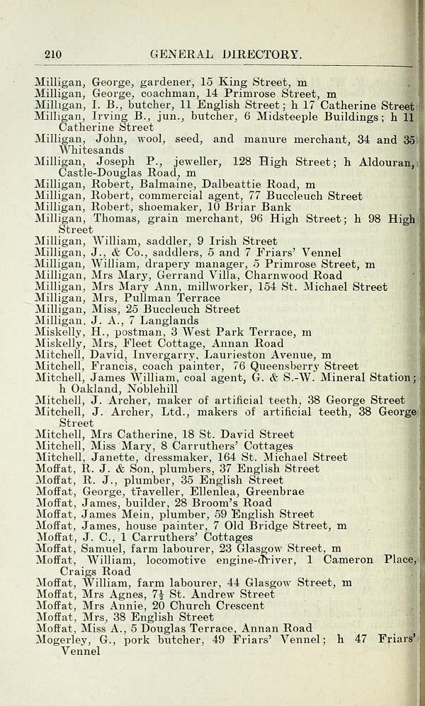 (248) Towns > Dumfries > 191112 Dumfries and district post office