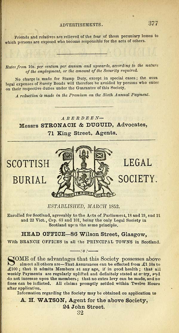 (381) Towns > Aberdeen > 18581912 Post Office Aberdeen directory