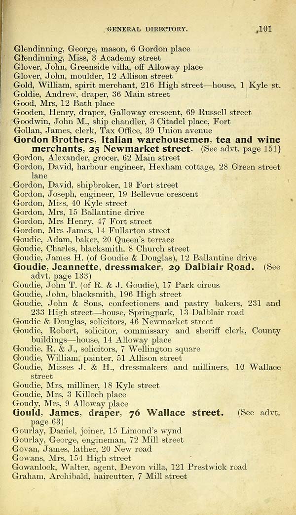 (101) Towns > Ayr > 18941912 Ayr Post Office General and Trades