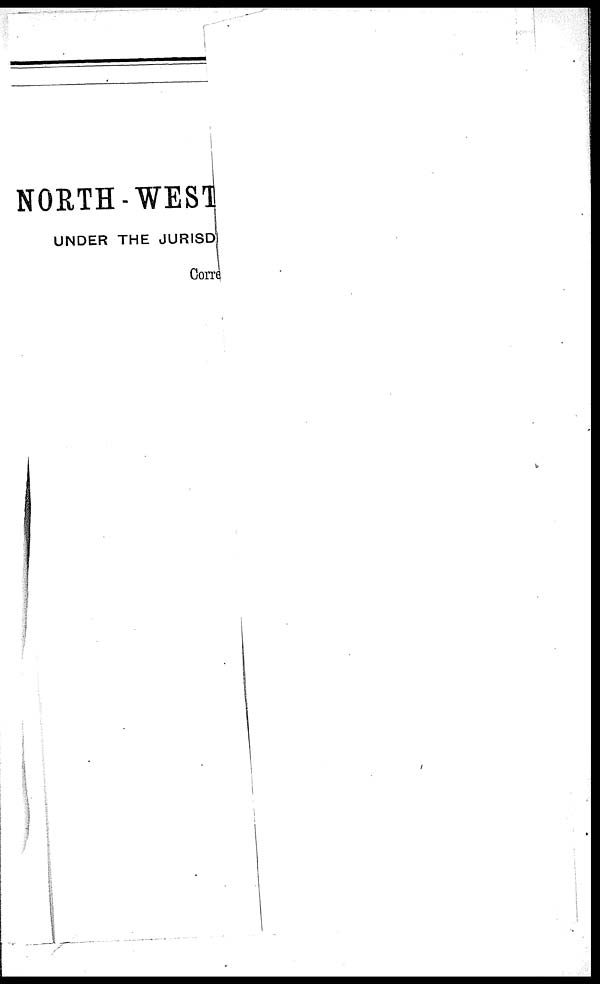 (7) Foldout closed - North-West Provinces & Oudh under the jurisdiction of the Lieut. Governor corrected to 1st August 1892
