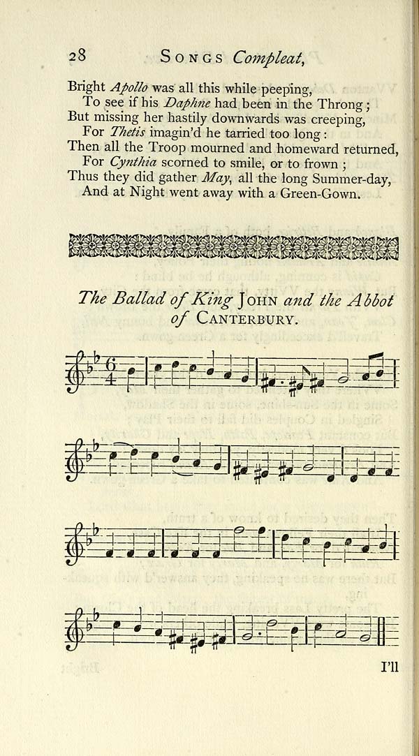 (40) Page 28 - Ballad of King John and the Abbot of Canterbury